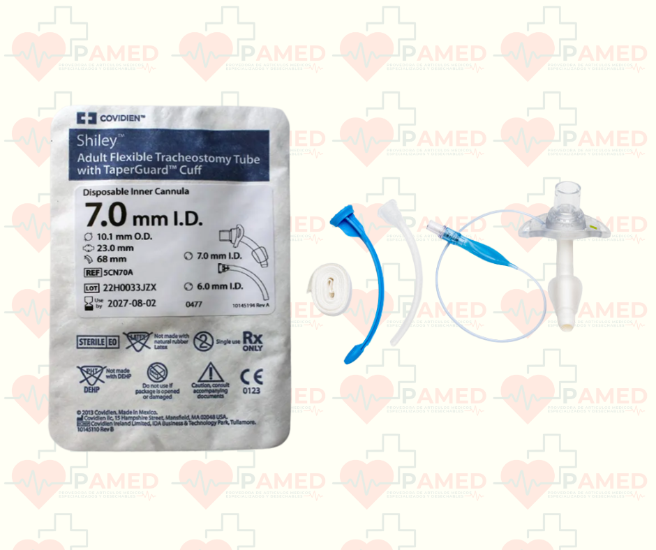 Cánula De Traqueostomía Adulto Con Globo 7.0mm