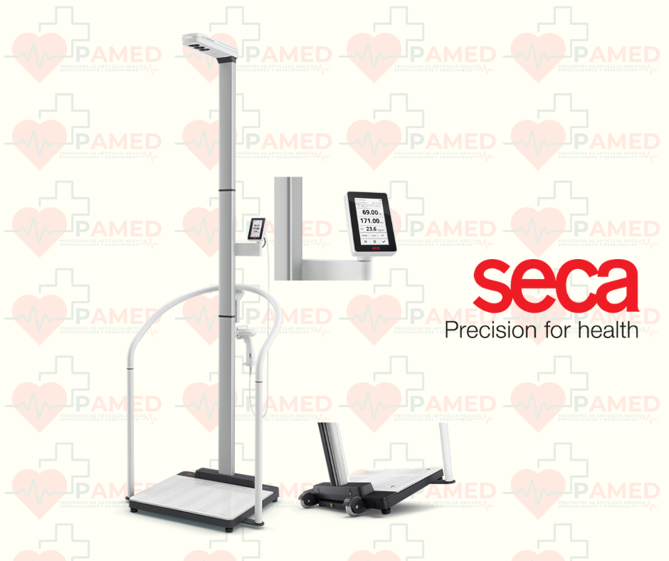 SECA Estación de medición ultrasónica con pantalla ID-Display™