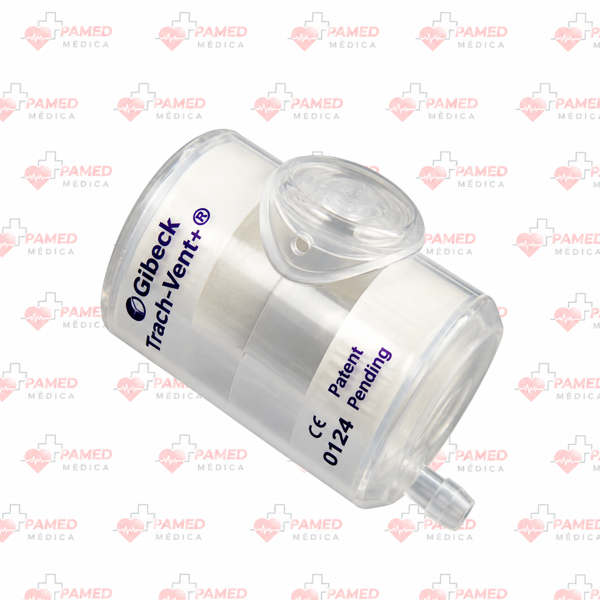 FILTRO (HME) PARA TRAQUEOSTOMÍA TRACH VENT C/50 PIEZAS.