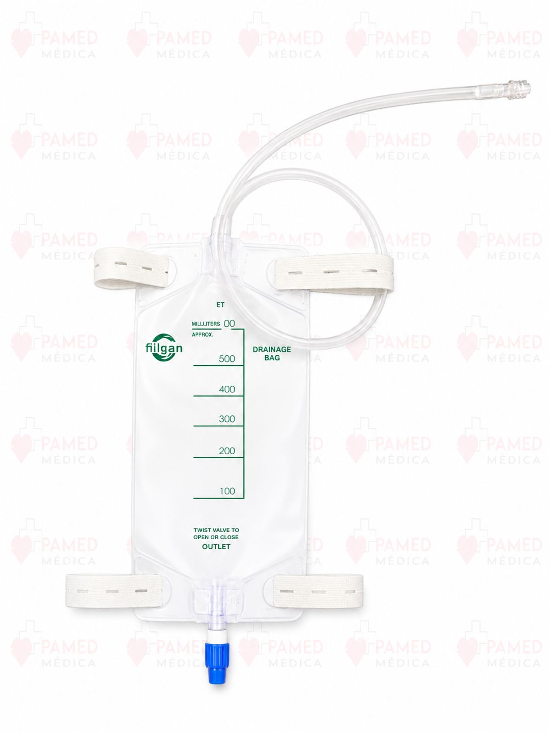 Bolsa Para Drenaje de Nefrostomía 600ml Estéril Desechable