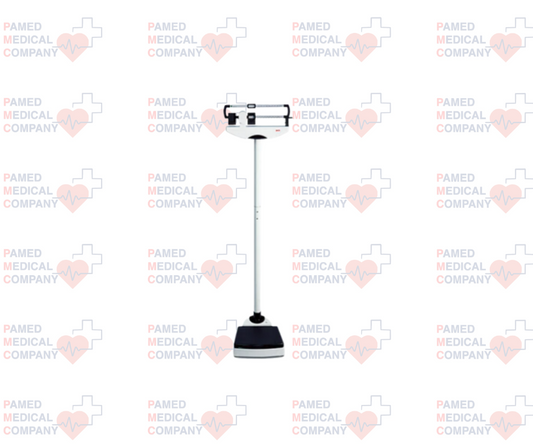 Báscula mecánica de columna, con pesas deslizantes a la altura de los ojos - SECA 700