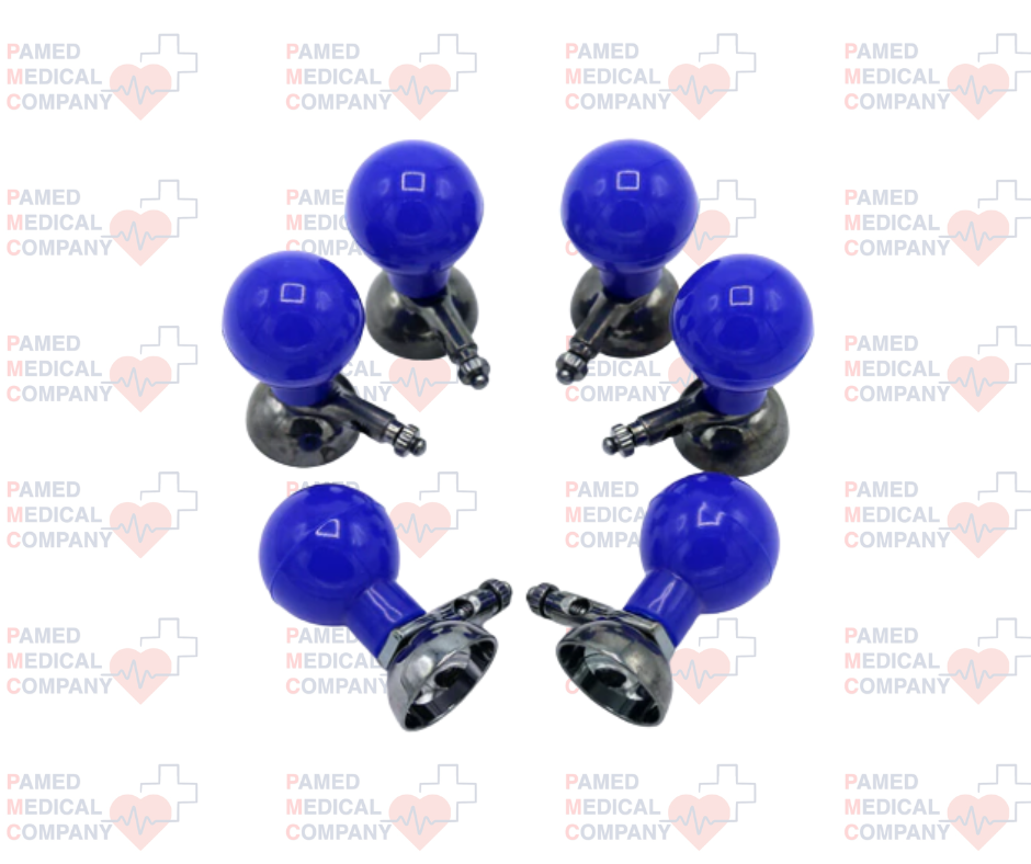 Electrodos Niquelados De Succión De Pecho Para ECG