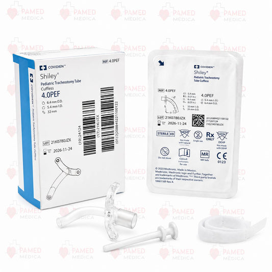 CÁNULA DE TRAQUEOSTOMÍA SHILEY NEONATAL/PEDIATRICO 4.0PEF